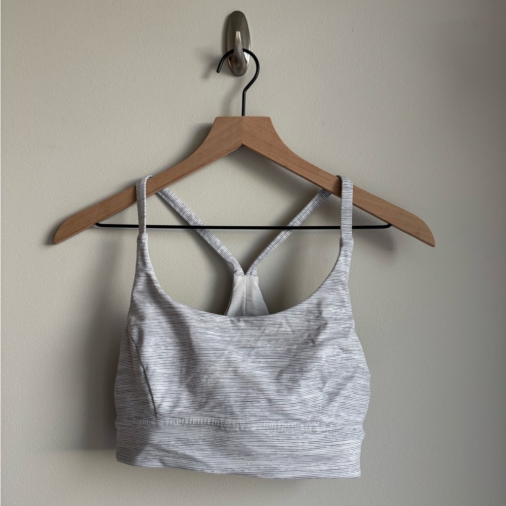 lululemon Train Times Gray Bra• Size 8•